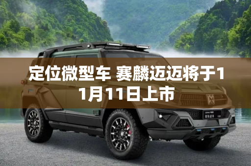定位微型车 赛麟迈迈将于11月11日上市