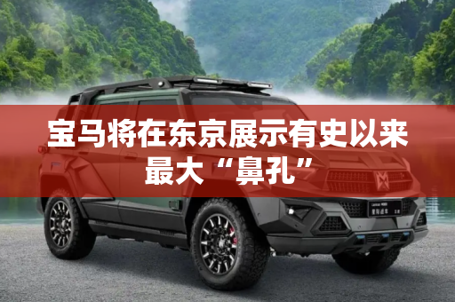 宝马将在东京展示有史以来最大“鼻孔”
