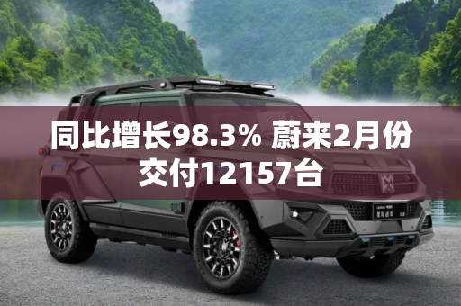 同比增长98.3% 蔚来2月份交付12157台