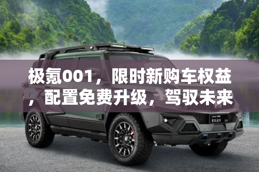 极氪001，限时新购车权益，配置免费升级，驾驭未来,配置免费升级 极氪001限时新购车权益