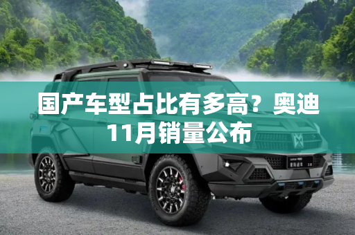 国产车型占比有多高？奥迪11月销量公布