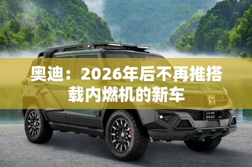 奥迪：2026年后不再推搭载内燃机的新车
