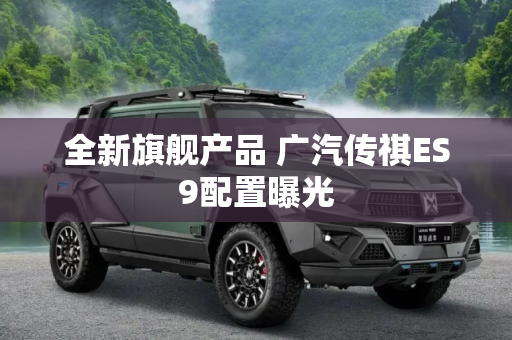 全新旗舰产品 广汽传祺ES9配置曝光