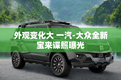 外观变化大 一汽-大众全新宝来谍照曝光