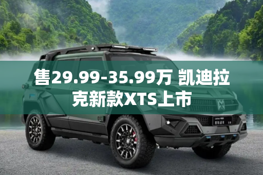 售29.99-35.99万 凯迪拉克新款XTS上市