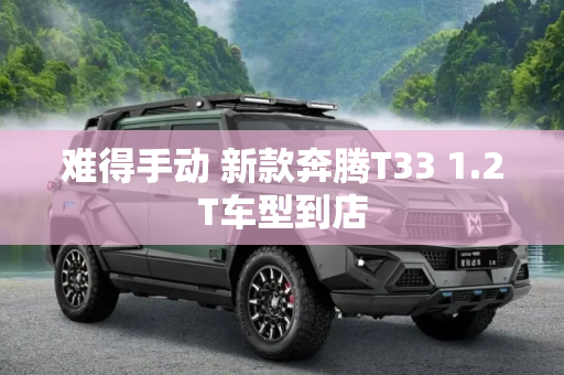 难得手动 新款奔腾T33 1.2T车型到店