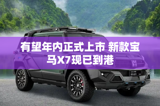 有望年内正式上市 新款宝马X7现已到港