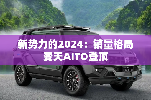 新势力的2024：销量格局变天AITO登顶
