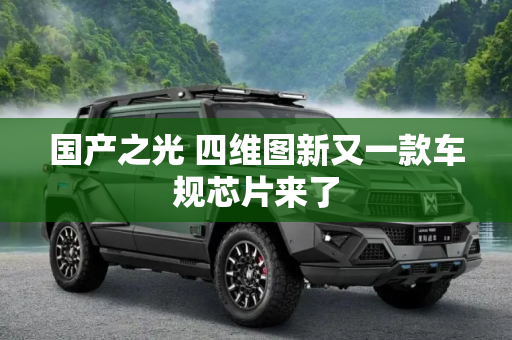 国产之光 四维图新又一款车规芯片来了