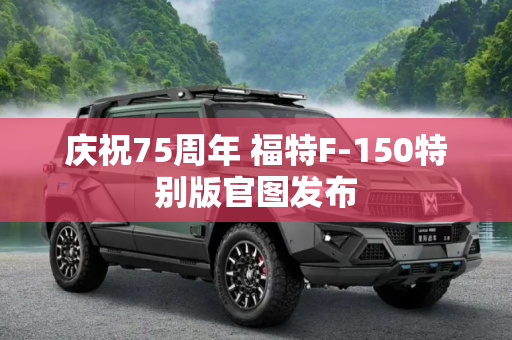 庆祝75周年 福特F-150特别版官图发布