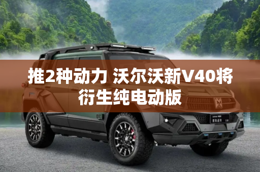 推2种动力 沃尔沃新V40将衍生纯电动版