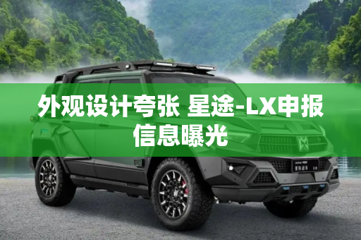 外观设计夸张 星途-LX申报信息曝光
