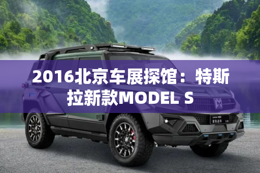2016北京车展探馆：特斯拉新款MODEL S