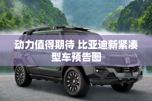 动力值得期待 比亚迪新紧凑型车预告图