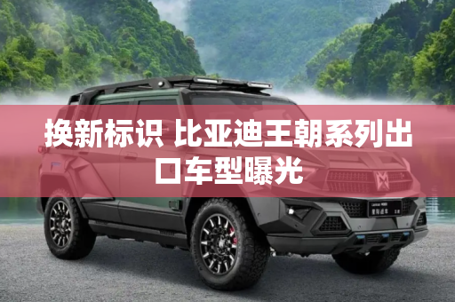 换新标识 比亚迪王朝系列出口车型曝光
