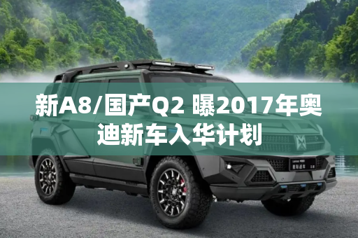 新A8/国产Q2 曝2017年奥迪新车入华计划
