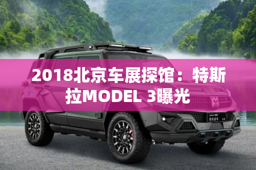 2018北京车展探馆：特斯拉MODEL 3曝光