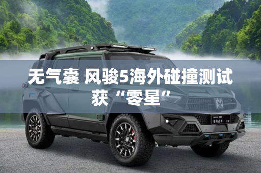 无气囊 风骏5海外碰撞测试获“零星”