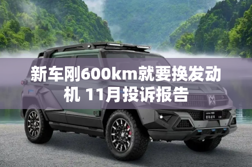 新车刚600km就要换发动机 11月投诉报告