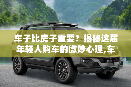 车子比房子重要？揭秘这届年轻人购车的微妙心理,车子比房子重要？这届年轻人买车的小心思都在这里了