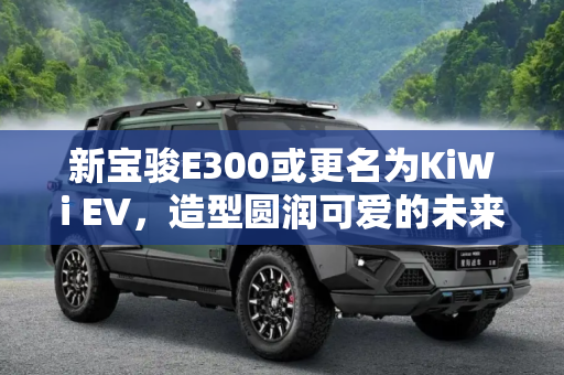 新宝骏E300或更名为KiWi EV，造型圆润可爱的未来出行新选择,造型圆润可爱 新宝骏E300或更名KiWi EV