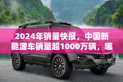 2024年销量快报，中国新能源车销量超1000万辆，哪些车企贡献突出？,2024年销量快报：中国新能源车销量超1000万辆 哪些车企贡献突出?