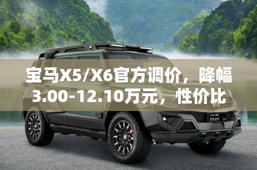 宝马X5/X6官方调价，降幅3.00-12.10万元，性价比再升级,降幅3.00-12.10万元 宝马X5/X6官方调价