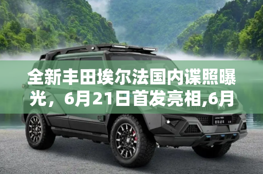 全新丰田埃尔法国内谍照曝光，6月21日首发亮相,6月21日首发 全新丰田埃尔法国内谍照