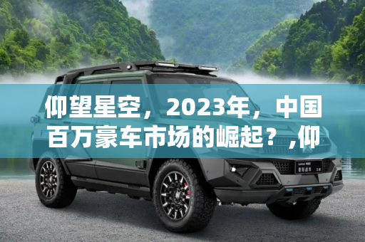 仰望星空，2023年，中国百万豪车市场的崛起？,仰望来了 2023会是中国百万豪车元年？